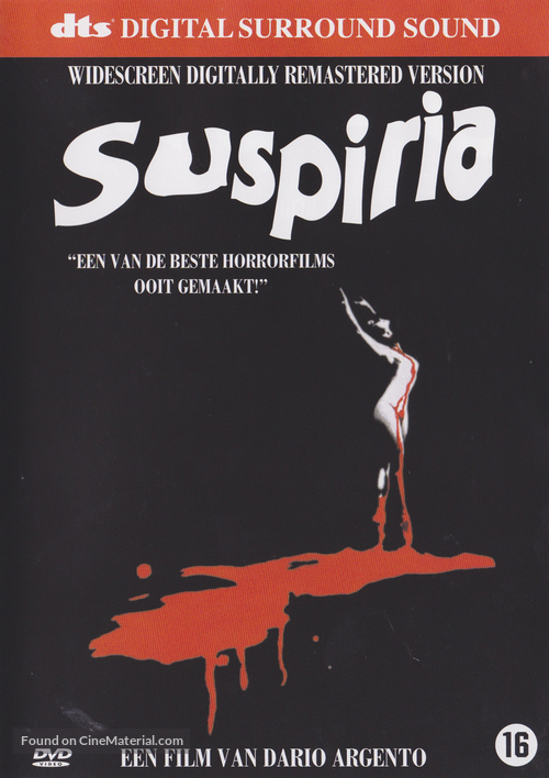 Suspiria - Belgian Movie Cover