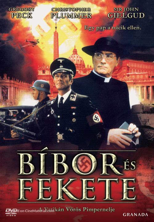 The Scarlet and the Black - Hungarian Movie Cover