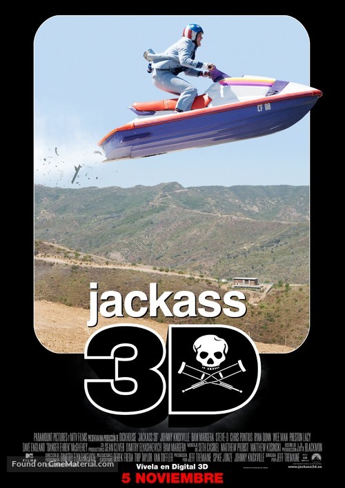 Jackass 3D - Spanish Movie Poster