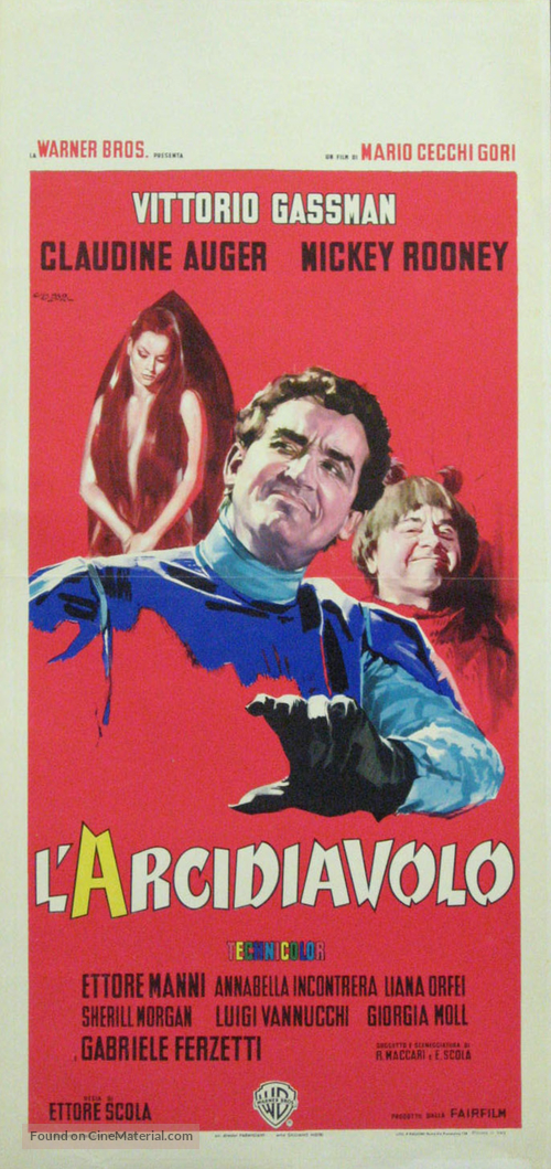 L&#039;arcidiavolo - Italian Movie Poster