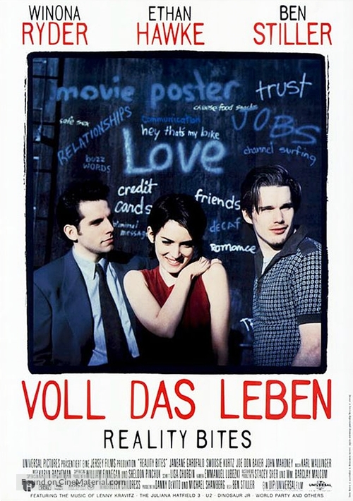 Reality Bites - German Movie Poster