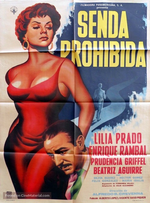 Senda prohibida - Mexican Movie Poster