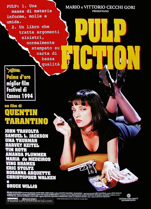 Pulp Fiction - Italian Movie Poster