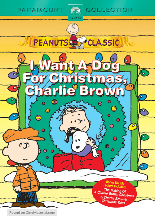I Want a Dog for Christmas, Charlie Brown - DVD movie cover