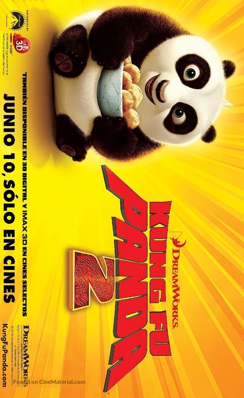 Kung Fu Panda 2 - Mexican Movie Poster