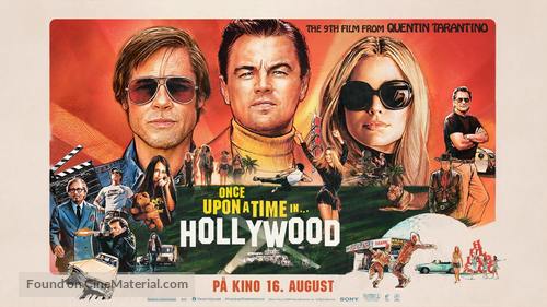 Once Upon a Time in Hollywood - Norwegian Movie Poster