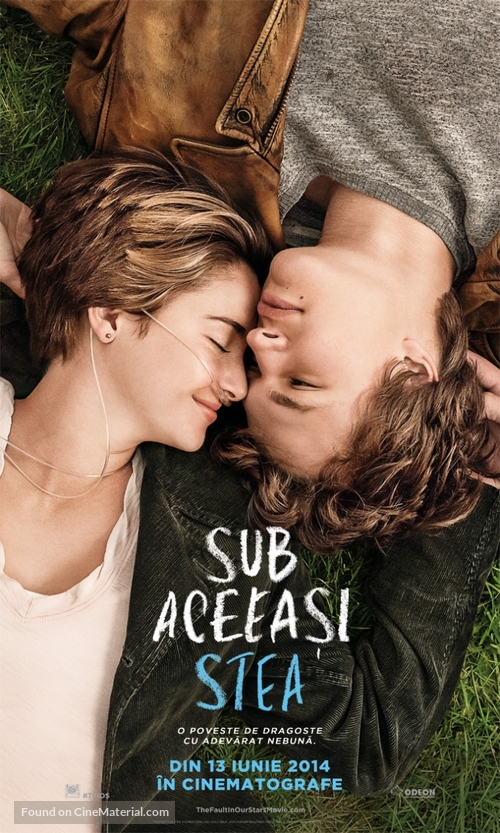 The Fault in Our Stars - Romanian Movie Poster