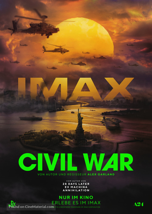 Civil War - German Movie Poster