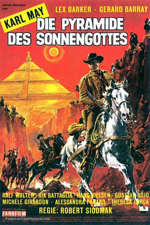 Die Pyramide des Sonnengottes - German Movie Poster