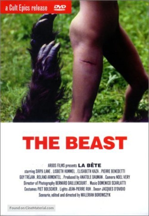 La b&ecirc;te - DVD movie cover