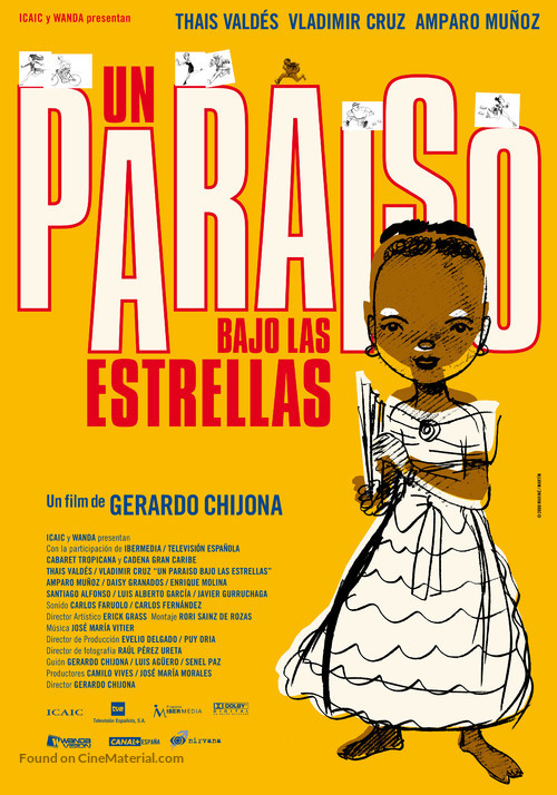 Un para&iacute;&shy;so bajo las estrellas - Spanish Movie Poster