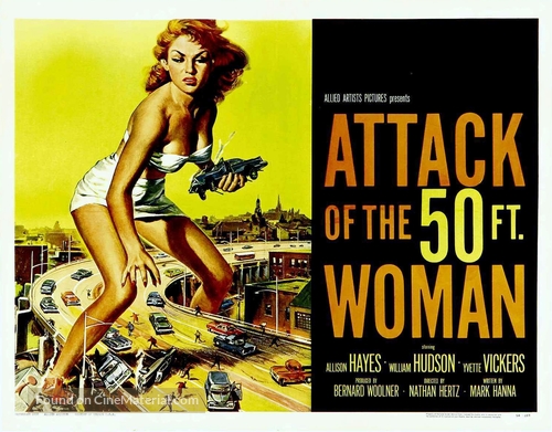 Attack of the 50 Foot Woman - Theatrical movie poster