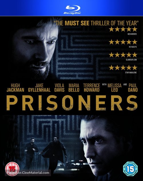 Prisoners - British Blu-Ray movie cover