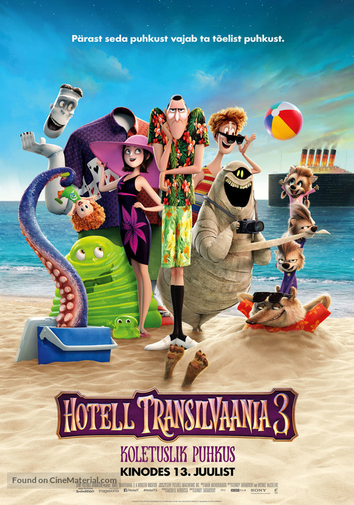 Hotel Transylvania 3: Summer Vacation - Estonian Movie Poster