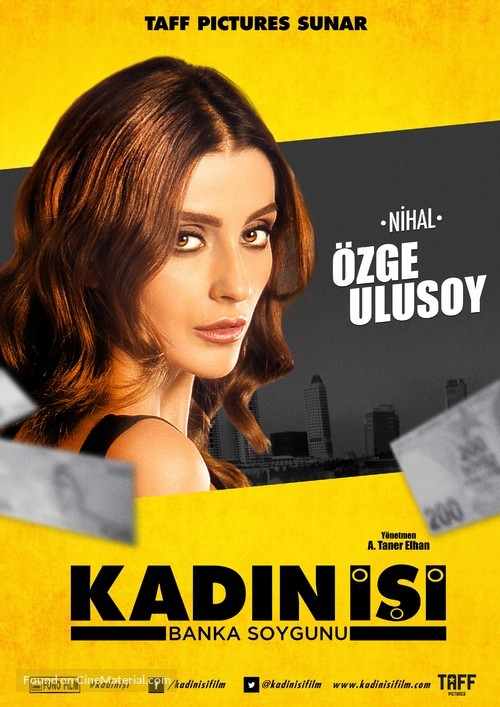 Kadin Isi Banka Soygunu - Turkish Movie Poster