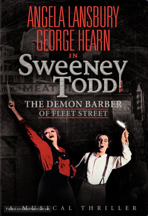 Sweeney Todd: The Demon Barber of Fleet Street - DVD movie cover