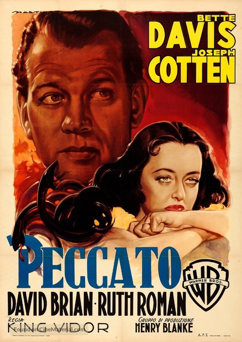 Beyond the Forest - Italian Movie Poster