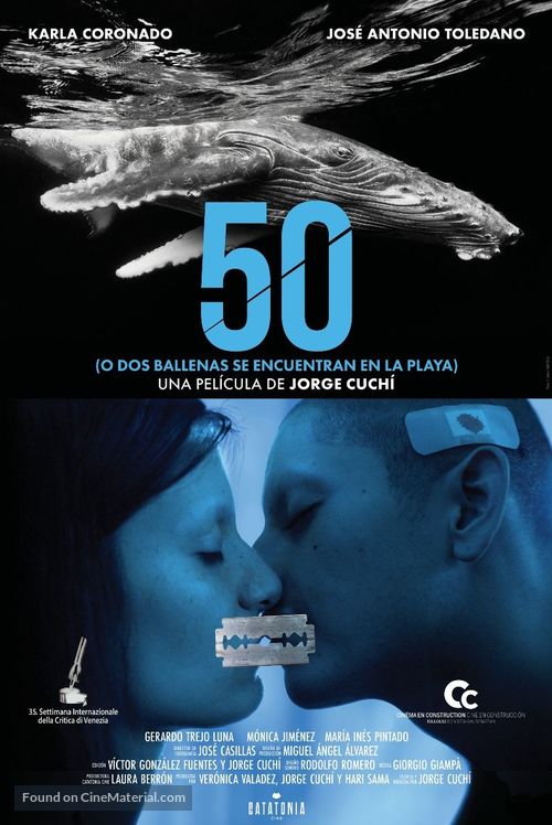 50 o Dos Ballenas se Encuentran en la Playa - Mexican Movie Poster