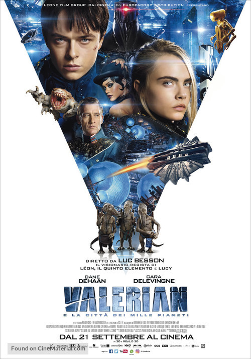 Valerian and the City of a Thousand Planets - Italian Movie Poster