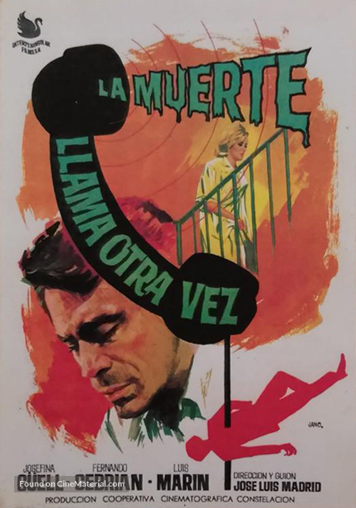 La muerte llama otra vez - Spanish Movie Poster