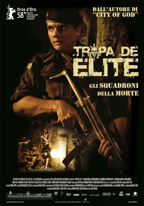 Tropa de Elite - Italian Movie Poster