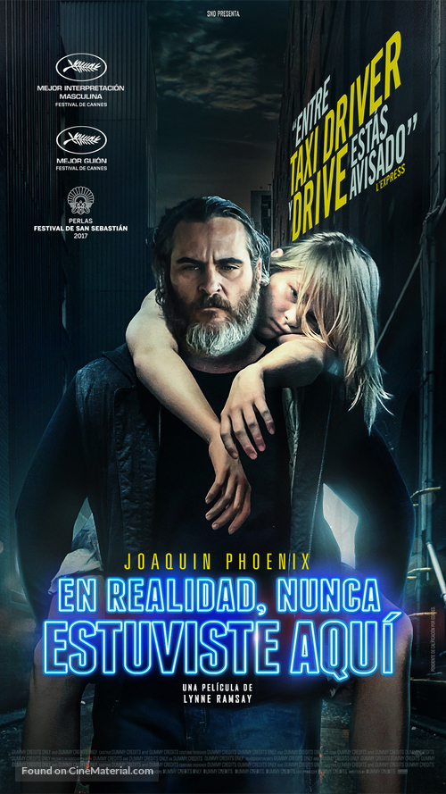 You Were Never Really Here - Spanish Movie Poster