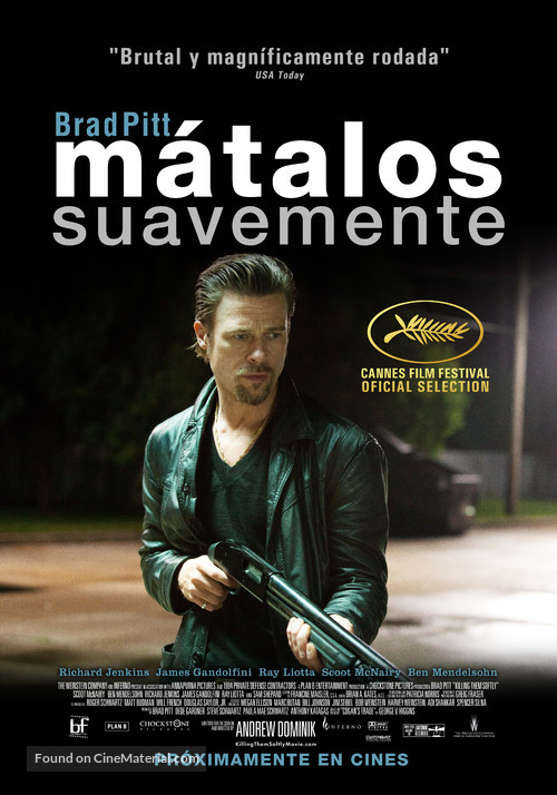 Killing Them Softly - Chilean Movie Poster