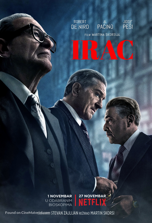 The Irishman - Serbian Movie Poster