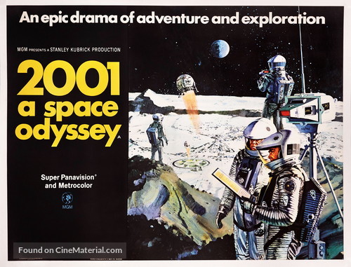 2001: A Space Odyssey - British Movie Poster