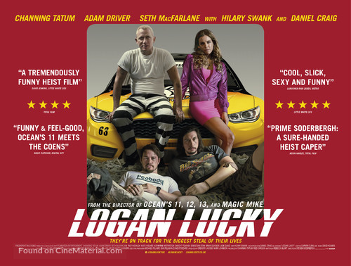 Logan Lucky - British Movie Poster