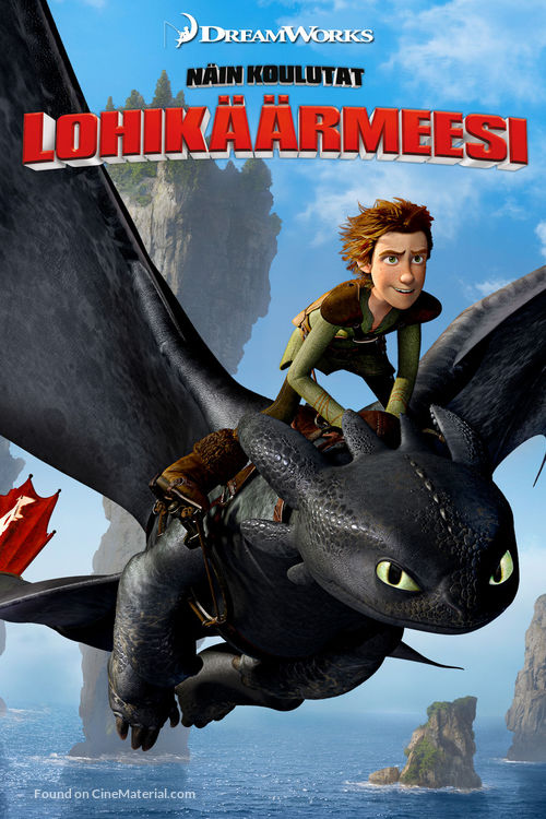 How to Train Your Dragon - Finnish DVD movie cover