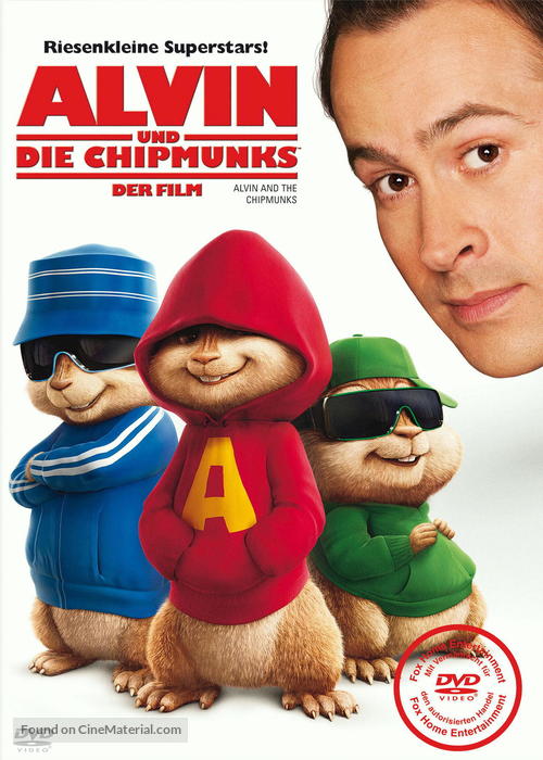 Alvin and the Chipmunks - German DVD movie cover