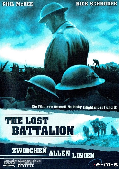 The Lost Battalion - German DVD movie cover