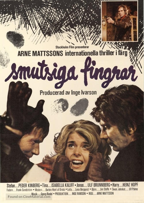 Smutsiga fingrar - Swedish Movie Poster