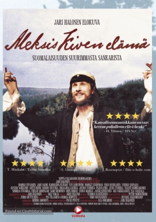 Aleksis Kiven el&auml;m&auml; - Finnish Movie Poster