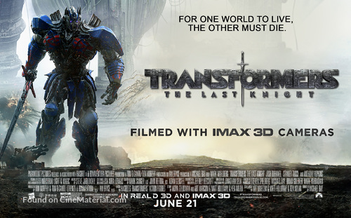 Transformers: The Last Knight - Movie Poster