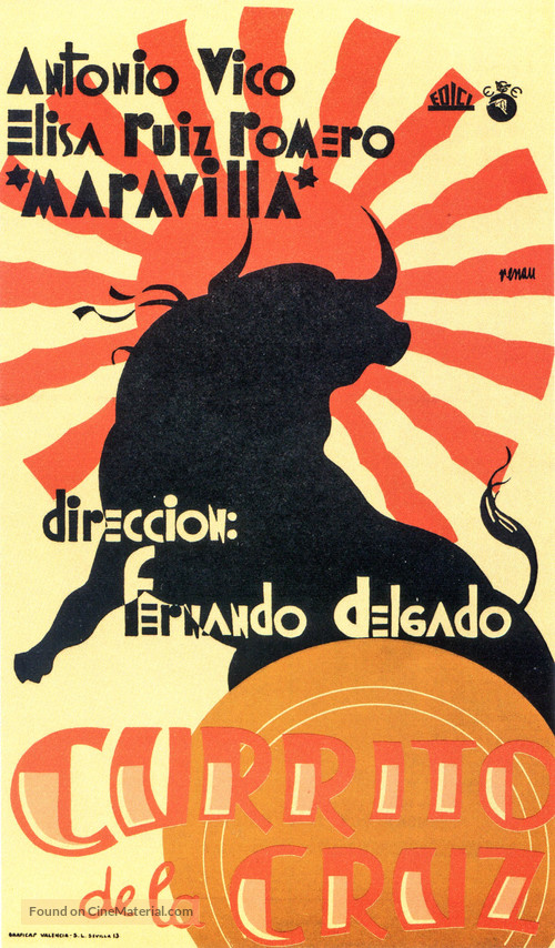 Currito de la Cruz - Spanish Movie Poster