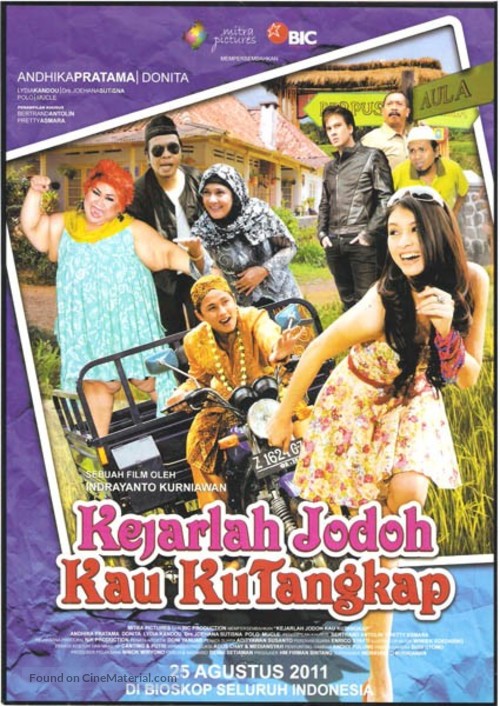 Kejarlah jodoh kau kutangkap - Indonesian Movie Poster