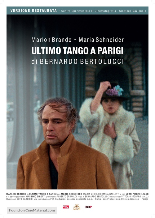 Ultimo tango a Parigi - Italian Movie Poster