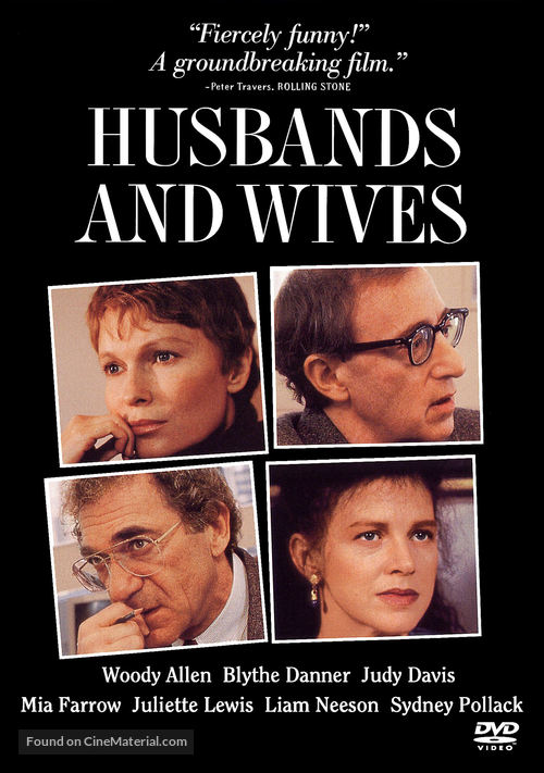 Husbands and Wives - DVD movie cover