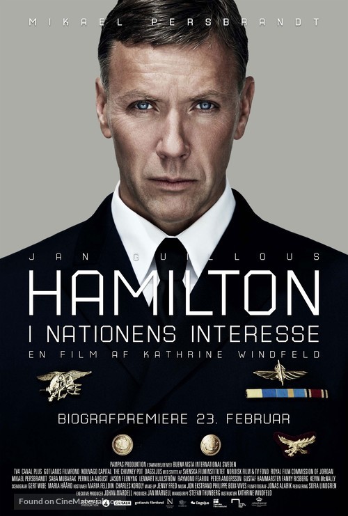 Hamilton - I nationens intresse - Swedish Movie Poster