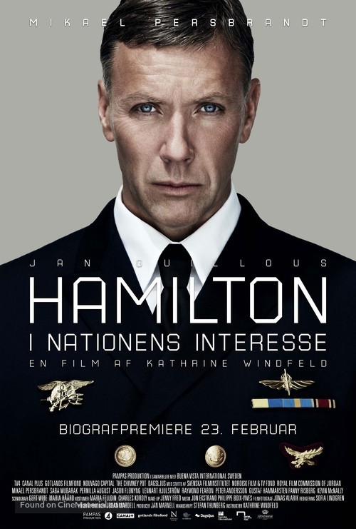Hamilton - I nationens intresse - Swedish Movie Poster