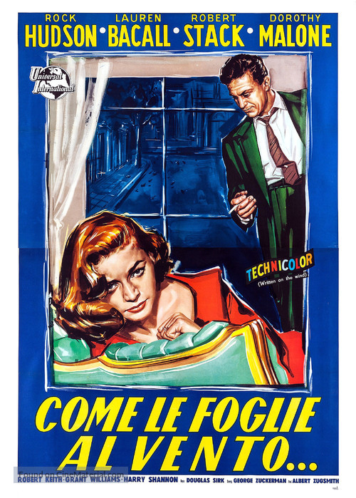 Written on the Wind - Italian Movie Poster