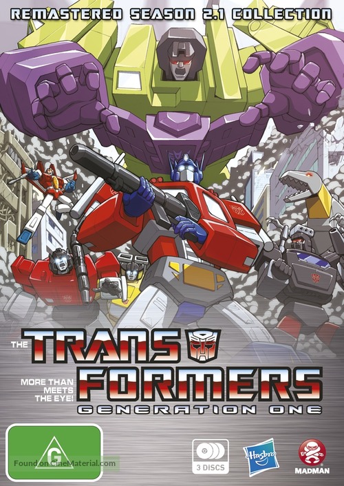 &quot;Transformers&quot; - Australian DVD movie cover