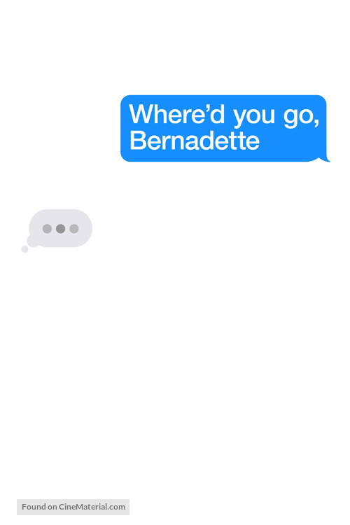 Where&#039;d You Go, Bernadette - Movie Cover