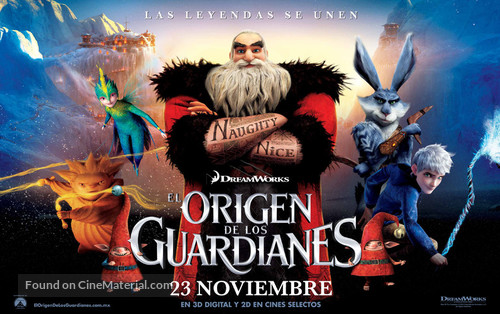 Rise of the Guardians - Mexican Movie Poster