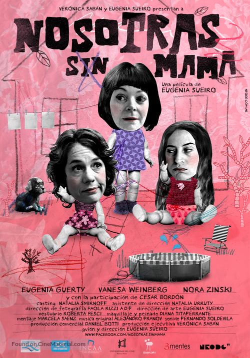 Nosotras sin mam&aacute; - Argentinian Movie Poster