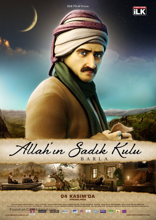 God&#039;s Faithful Servant: Barla - Turkish Movie Poster