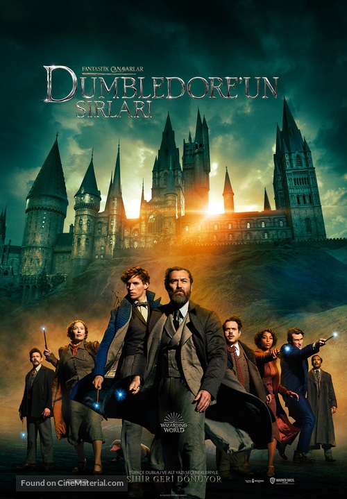 Fantastic Beasts: The Secrets of Dumbledore - Turkish Movie Poster