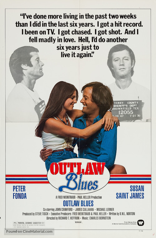 Outlaw Blues - Movie Poster